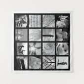 Creëer-Uw-Eigen foto-Collage Design Tapestry Art Wandkleed (Voorkant (horizontaal))