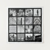 Creëer-Uw-Eigen foto-Collage Design Tapestry Art Wandkleed (Voorkant)