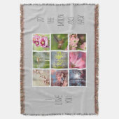 Creëer Uw eigen Foto Collage Moon en Terug Deken (Voorkant Verticaal)