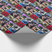 Creëer Uw eigen foto-collectie met 9 afbeeldingen Cadeaupapier (Hoek)