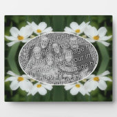 Creëer Uw eigen foto Cosmos Flowers and Bee Fotoplaat (Voorkant)