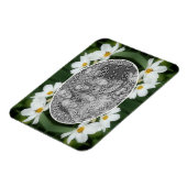 Creëer Uw eigen foto Cosmos Flowers Bee Lijst Magneet (Linkerzijde)