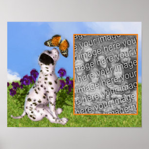 Creëer Uw Eigen Foto Dalmatische Puppyvlinder Poster