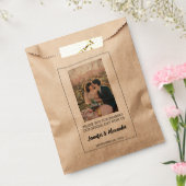 Creëer uw eigen foto Dank u bruiloft Bedankzakje (Gezegeld)