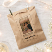 Creëer uw eigen foto Dank u bruiloft Bedankzakje (Geknipt)
