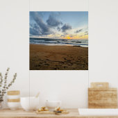 Creëer Uw eigen foto Eenvoudige moderne zonnerijst Poster (Keuken)