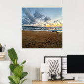 Creëer Uw eigen foto Eenvoudige moderne zonnerijst Poster (Thuiskantoor)