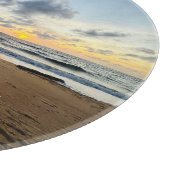 Creëer Uw eigen foto Eenvoudige moderne zonnerijst Snijplank (Hoek)