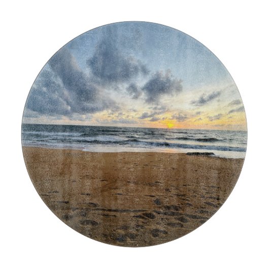 Creëer Uw eigen foto Eenvoudige moderne zonnerijst Snijplank (Voorkant)