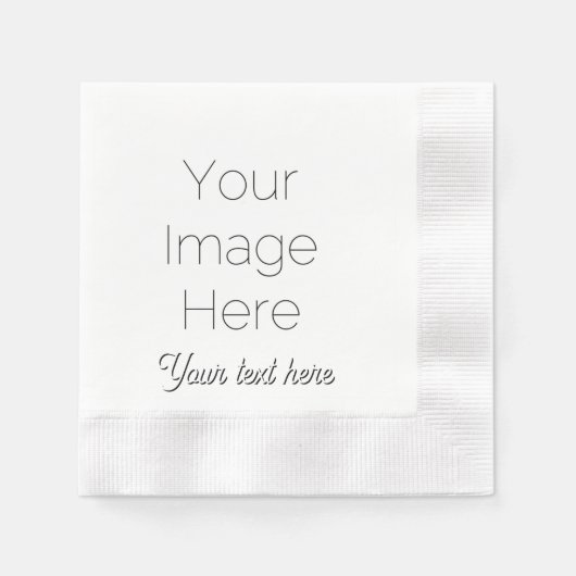 creëer uw eigen foto en tekst aangepaste partij pa servet (Voorkant)