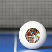 Creëer Uw eigen Foto en Tekst Gepersonaliseerd Pin Pingpongbal (Net)