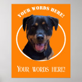 Creëer Uw eigen foto en tekst Poster (Voorkant)