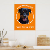 Creëer Uw eigen foto en tekst Poster (Keuken)