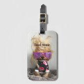 Creëer Uw eigen foto en tekst van de Aangepaste Pe Bagagelabel (Voorkant (verticaal))