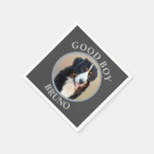 Creëer Uw eigen foto Foto Foto Modern Gray Servet (Hoek)