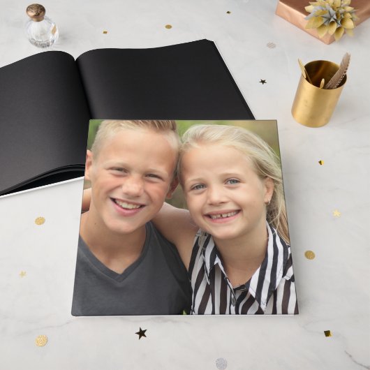 Creëer Uw eigen foto Gastenboek (Voorkant open)