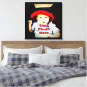 Creëer Uw eigen foto geeft Sjabloon Canvas Afdruk (Insitu (Slaapkamer))