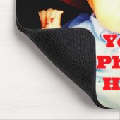 Creëer Uw eigen foto geeft Sjabloon Muismat (Hoek)