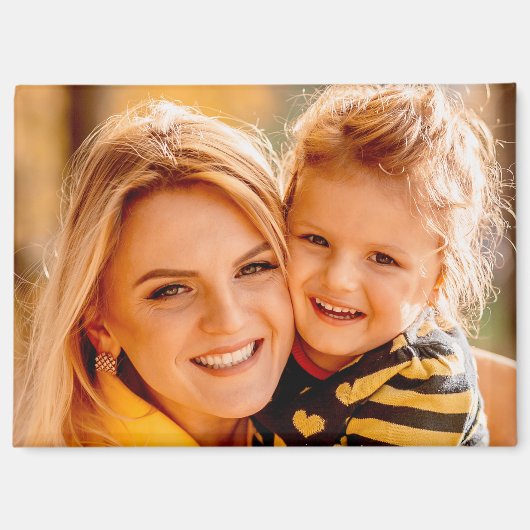 Creëer uw eigen foto gepersonaliseerd op maat magneet (Voorkant)