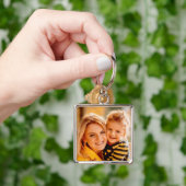 Creëer uw eigen foto gepersonaliseerd op maat sleutelhanger (Hand)