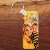 Creëer uw eigen foto gepersonaliseerd op maat sleutelhanger (Voorkant)