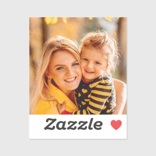 Creëer uw eigen foto gepersonaliseerd op maat sticker (Vel)