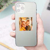 Creëer uw eigen foto gepersonaliseerd op maat sticker (Telefoon)