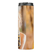 Creëer uw eigen foto gepersonaliseerd op maat thermosbeker (Achterkant)