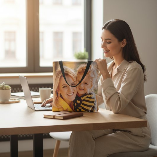 Creëer uw eigen foto gepersonaliseerd op maat tote bag