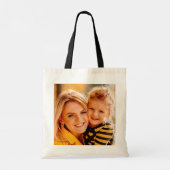 Creëer uw eigen foto gepersonaliseerd op maat tote bag (Achterkant)