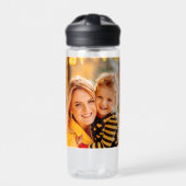 Creëer uw eigen foto gepersonaliseerd op maat waterfles (Voorkant)