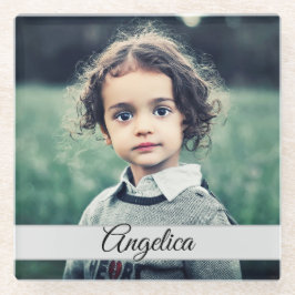 Creëer Uw eigen foto Glazen Onderzetter