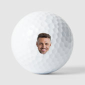 Creëer uw eigen foto golfer modern trendy golfballen (Voorkant)
