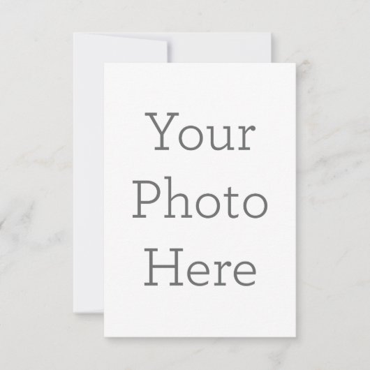 8.9 x 12.7 cm Enkele bedankkaart (Voorkant)