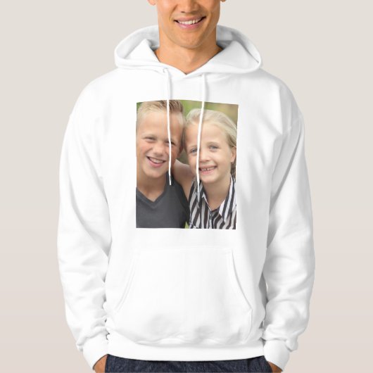 Creëer Uw eigen foto Hoodie (Voorkant)