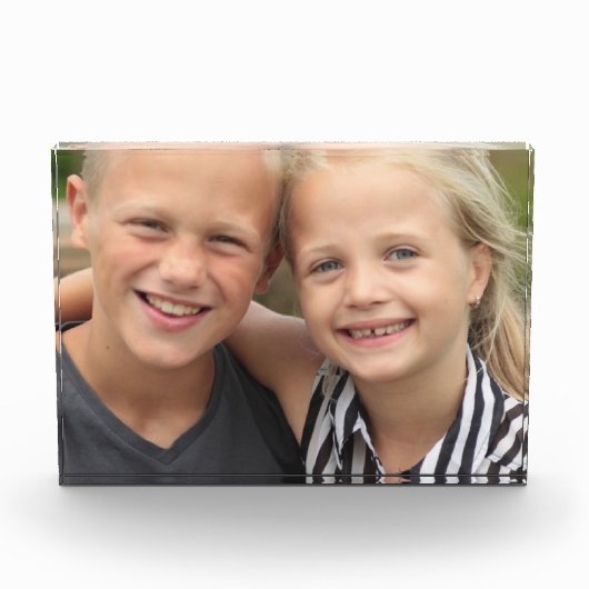 Creëer Uw eigen foto horizontaal blok photoblock (Voorkant)