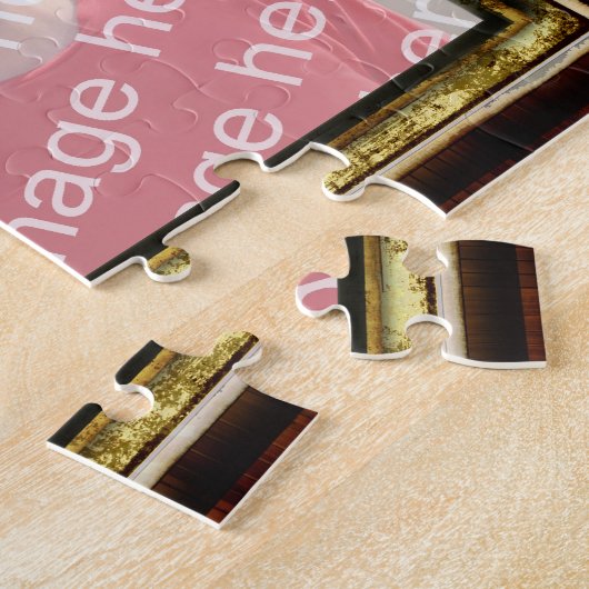 Creëer Uw eigen foto in omloop Puzzle Legpuzzel (Zijkant)