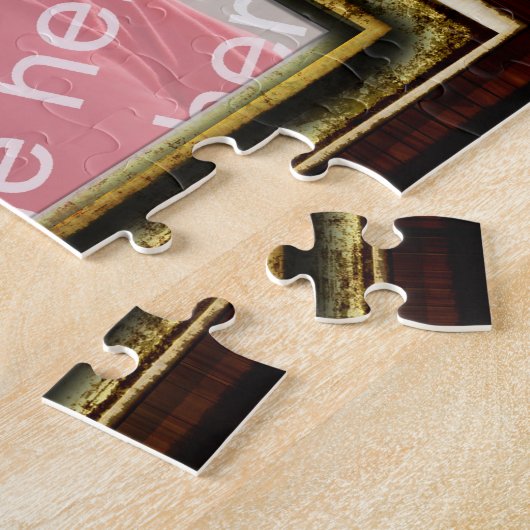 Creëer Uw eigen foto in omloop Puzzle Legpuzzel (Zijkant)