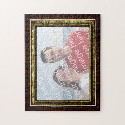 Creëer Uw eigen foto in omloop Puzzle Legpuzzel (Verticaal)