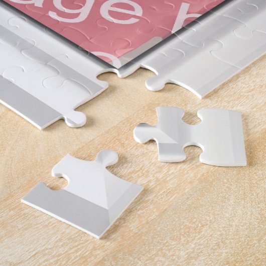 Creëer Uw eigen foto in omloop Puzzle Legpuzzel (Zijkant)