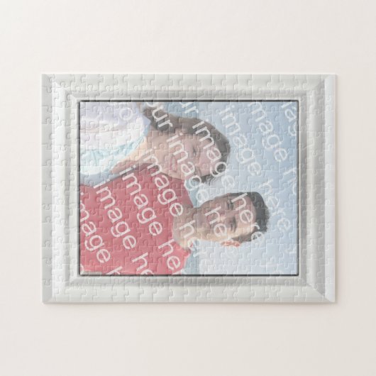 Creëer Uw eigen foto in omloop Puzzle Legpuzzel (Horizontaal)