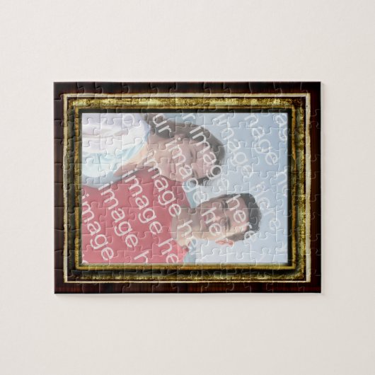 Creëer Uw eigen foto in omloop Puzzle Legpuzzel (Horizontaal)