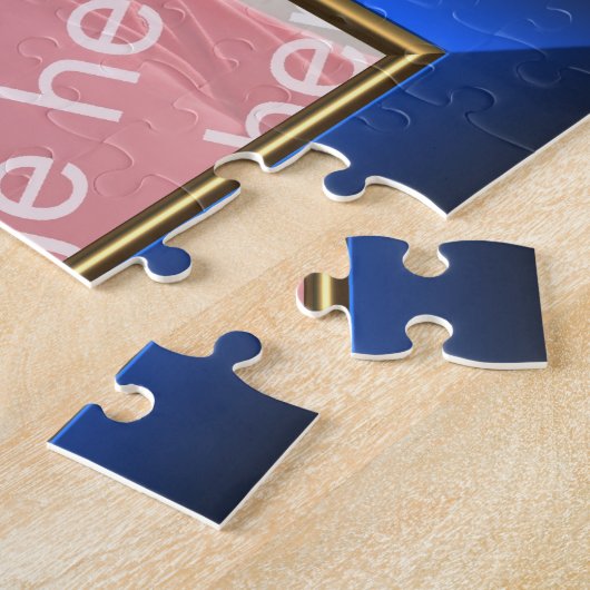 Creëer Uw eigen foto is voorzien van puzzle Legpuzzel (Zijkant)