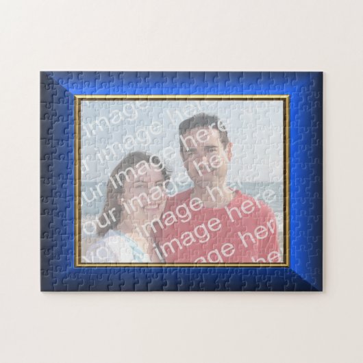 Creëer Uw eigen foto is voorzien van puzzle Legpuzzel (Horizontaal)