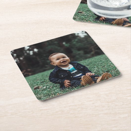 Creëer Uw eigen foto Kartonnen Onderzetters (Schuin)