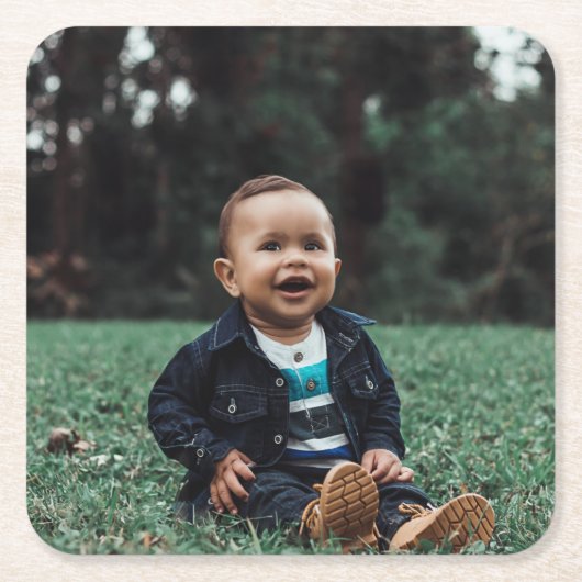 Creëer Uw eigen foto Kartonnen Onderzetters (Voorkant)