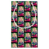 Creëer Uw Eigen Foto Kleine Gift Bag Klein Cadeauzakje (Achterkant)