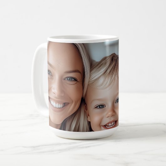 Creëer Uw eigen foto Koffiemok (Voorkant links)