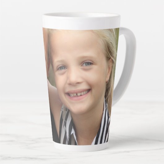 Creëer Uw eigen foto Latte Mok (Rechterhoek)