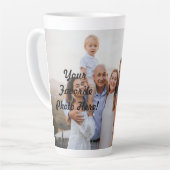 Creëer Uw eigen foto Latte Mok (Linkerhoek)